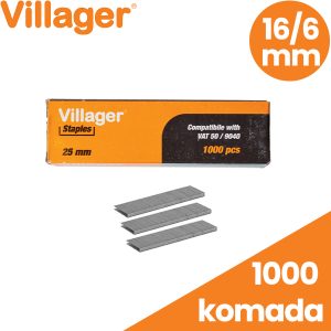 Municija za aku klamericu - heftalicu Villager 16/6mm 1000 komada 060646
