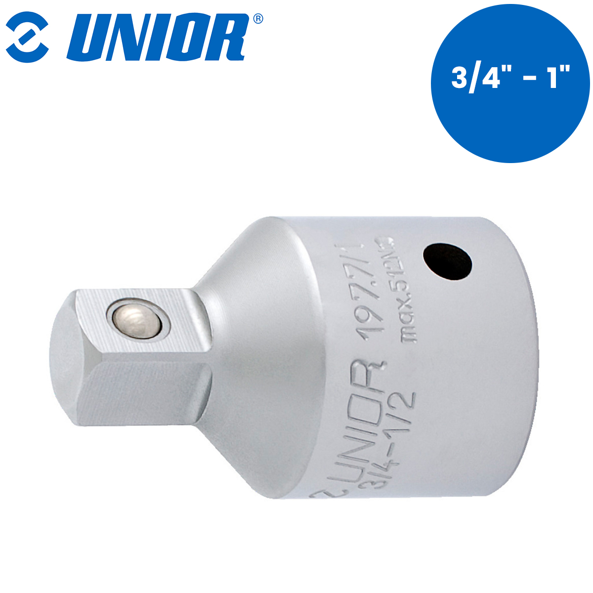 Adapter 3/4" UNIOR 197 610695 3/4" - 1" Adapter za nasadne ključeve 3/4" UNIOR 197 610695 1"