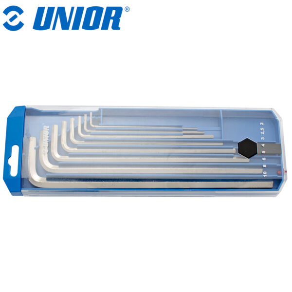 Set imbus ključeva dugih u plastičnoj kutiji UNIOR 220 610915 2-10/8