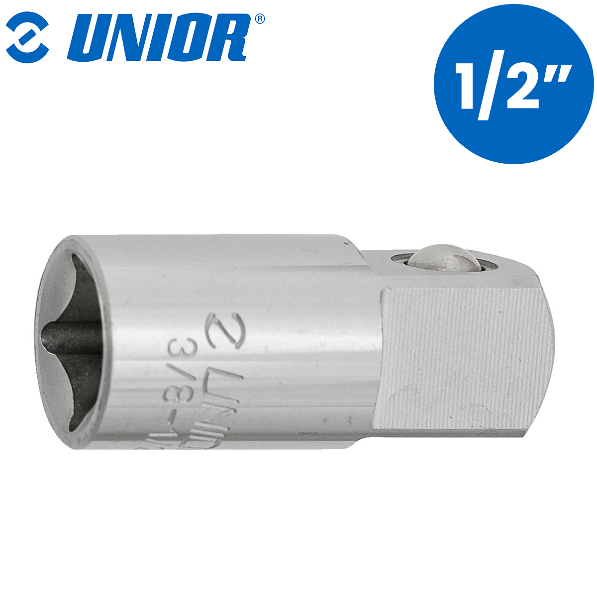 Adapter 3/8" UNIOR 238 605345 3/8" - 1/2" Adapter za nasadne ključeve 3/8" UNIOR 238 605345 3/8"-1/2"