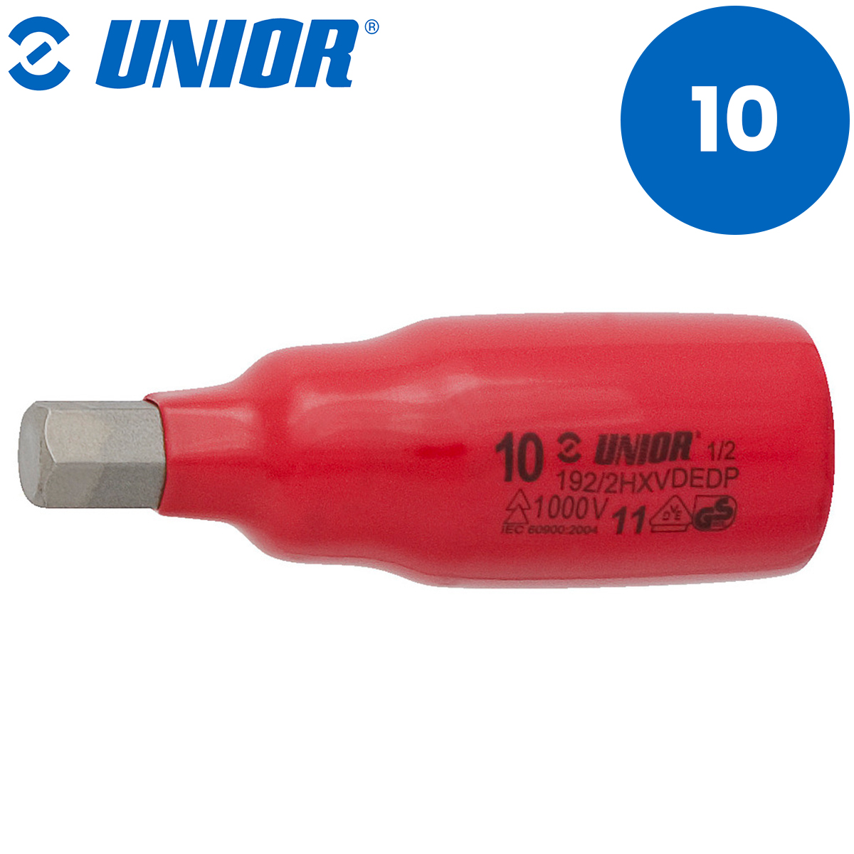 Ključ nasadni imbus 1/2" izoliran UNIOR 192 615177 10mm Nasadni ključ 1/2" imbus izoliran UNIOR 192 615177 10mm