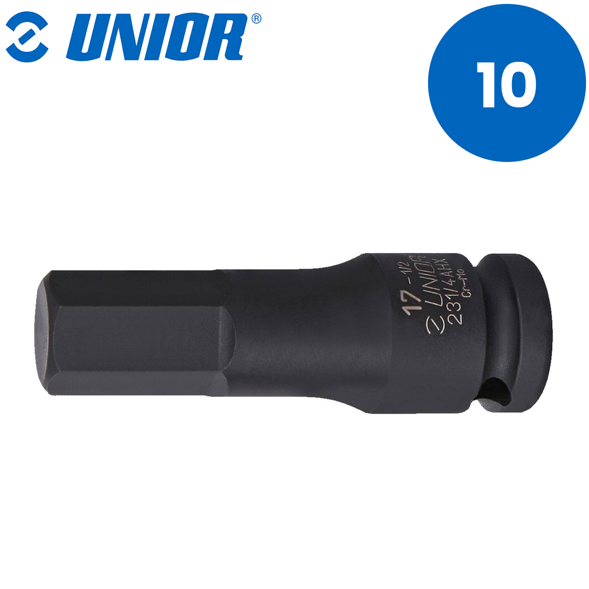 Ključ nasadni imbus IMPACT 1/2" UNIOR 231 615221 10mm Nasadni ključ 1/2" Impact imbus UNIOR 231 615221 10mm
