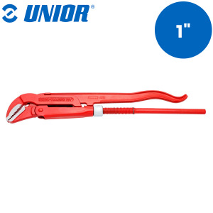 Kliješta za cijevi kosa nazubljena UNIOR 481 601496 1"