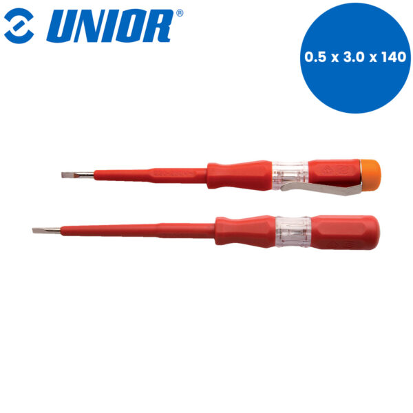 Ispitivač napona UNIOR 630 617659 0.5x3.0x140mm 220-250V