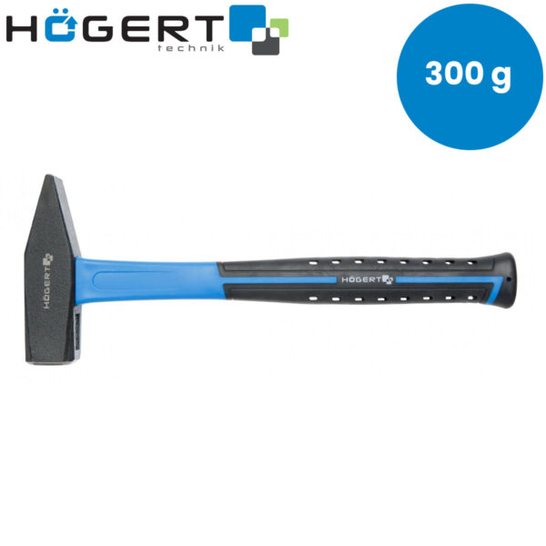 Bravarski čekić sa drškom od fiberglasa Hoegert 300g HT3B023