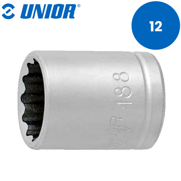 Nasadni ključ 1/4" 12-kutni UNIOR 188 616867 12mm