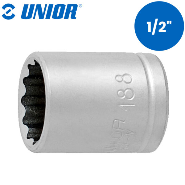 Nasadni ključ 1/4" 12-kutni UNIOR 188 616879 1/2"