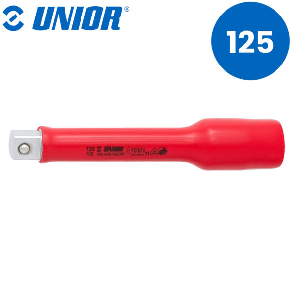 Produžetak za nasadne ključeve 1/2" izoliran UNIOR 190 612205 1/2"x125mm