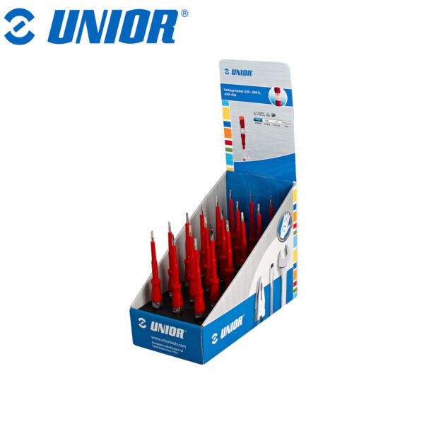 Set ispitivača napona na kartonskom stalku UNIOR 630 623907 18-dijelni