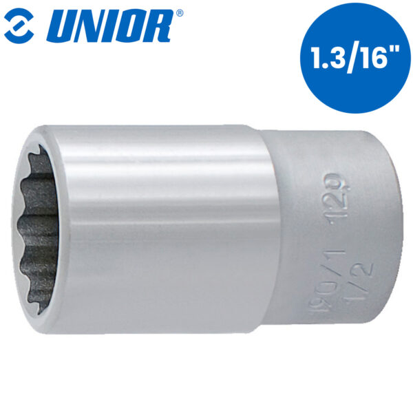 Nasadni ključ 1/2" 12-kutni UNIOR 190 609381 1.3/16"