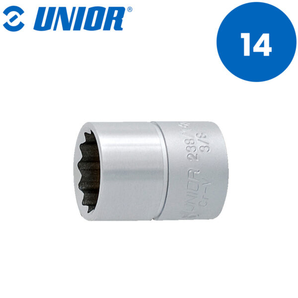 Nasadni ključ 3/8" 12-kutni UNIOR 238 616912 14mm