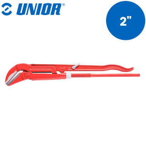 Kliješta za cijevi kosa nazubljena za siguran rad na visini UNIOR 481 626111 2"