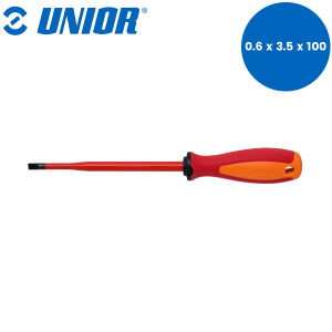 Pljosnati izvijač - šarafciger TBI slim izolirani UNIOR 604 0.6x3.5x100mm 624063