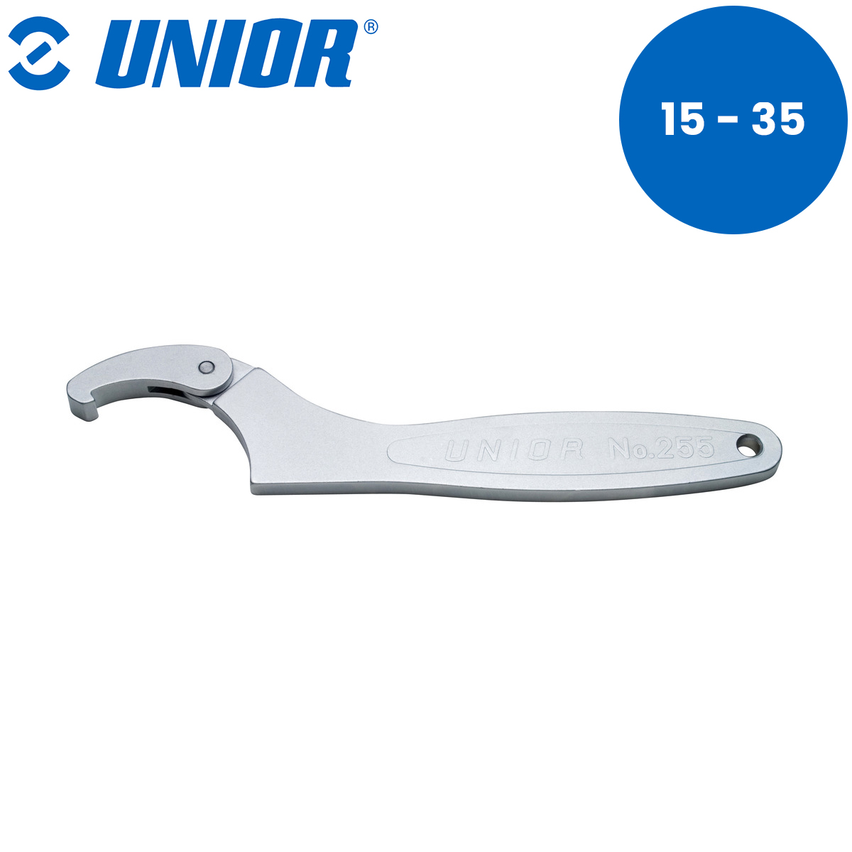 Kukasti ključ kosi UNIOR 255 615027 15-35