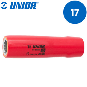 Nasadni ključ 1/2" izolirani dugi UNIOR 190 619111 17mm