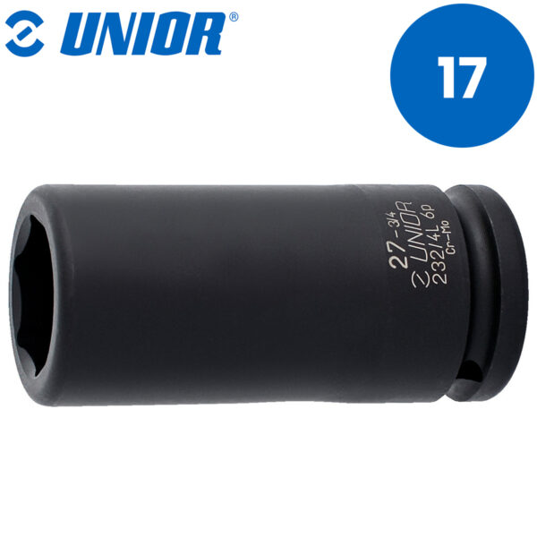 Nasadni ključ 3/4" Impact dugi UNIOR 232 607934 17mm