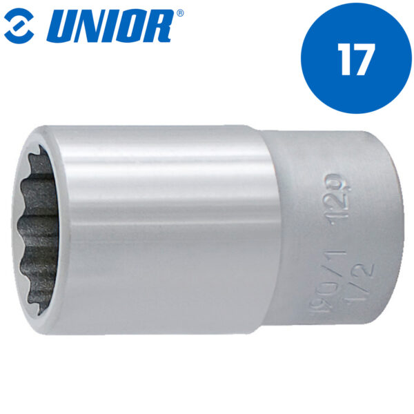 Nasadni ključ 1/2" 12-kutni UNIOR 190 603819 17mm