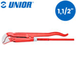 Kliješta za cijevi kosa nazubljena čeljusti S-oblika UNIOR 482 601512 1.1/2"