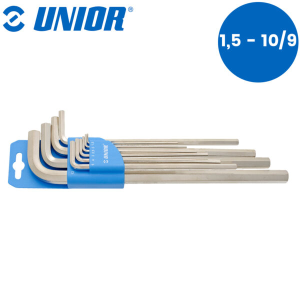 Set imbus ključeva dugih na plastičnom stalku UNIOR 220 608533 1.5-10/9