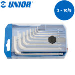 Set imbus ključeva s kuglom u plastičnoj kutiji UNIOR 220 610916 2-10/8