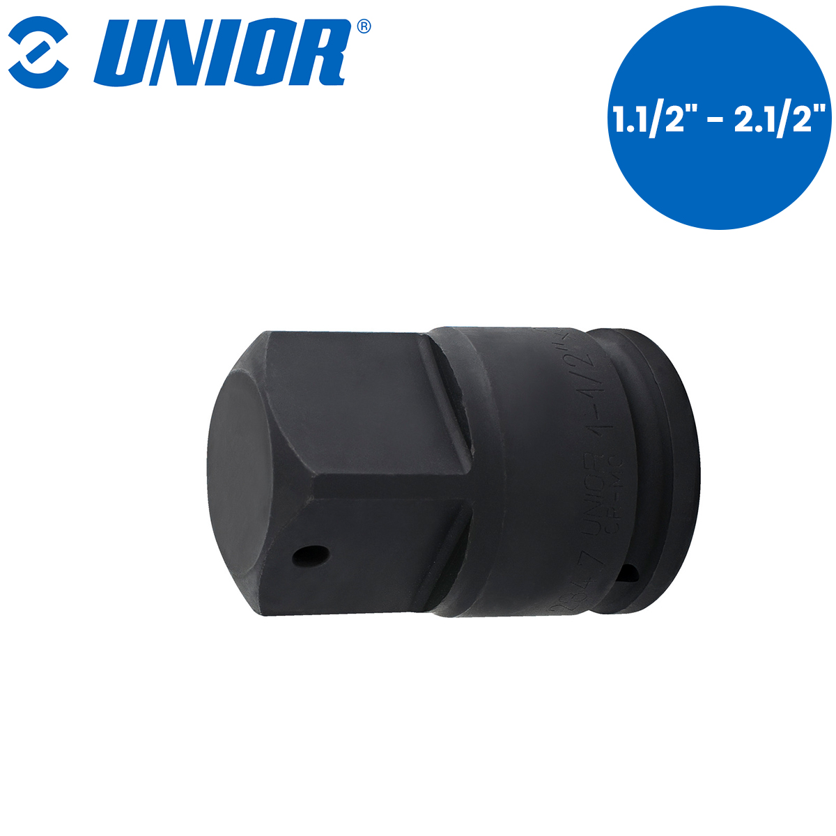 Adapter IMPACT 1 1/2" UNIOR 234 617711 1,1/2" - 2,1/2" Adapter za nasadne ključeve Impact 1.1/2" UNIOR 234 617711 1.1/2"-2.1/2"