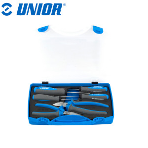 Set kliješta i izvijača 6-dijelni u plastičnoj kutiji UNIOR 401 621420