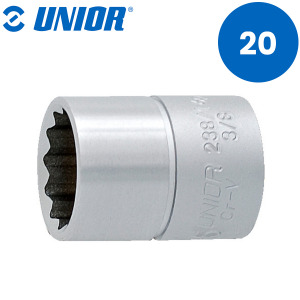 Nasadni ključ 3/8" 12-kutni UNIOR 238 616918 20mm