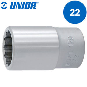 Nasadni ključ 1/2" 12-kutni UNIOR 190 603824 22mm