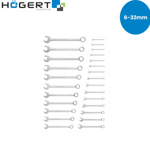 Set viljuškasto-okastih ključeva Hoegert 6-32mm HT1W496