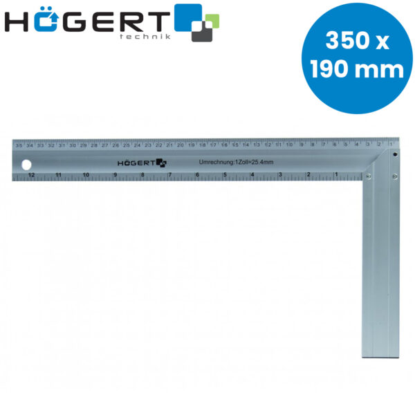 Stolarski uglomjer-kutomjer Hoegert HT4M203 35x19cm