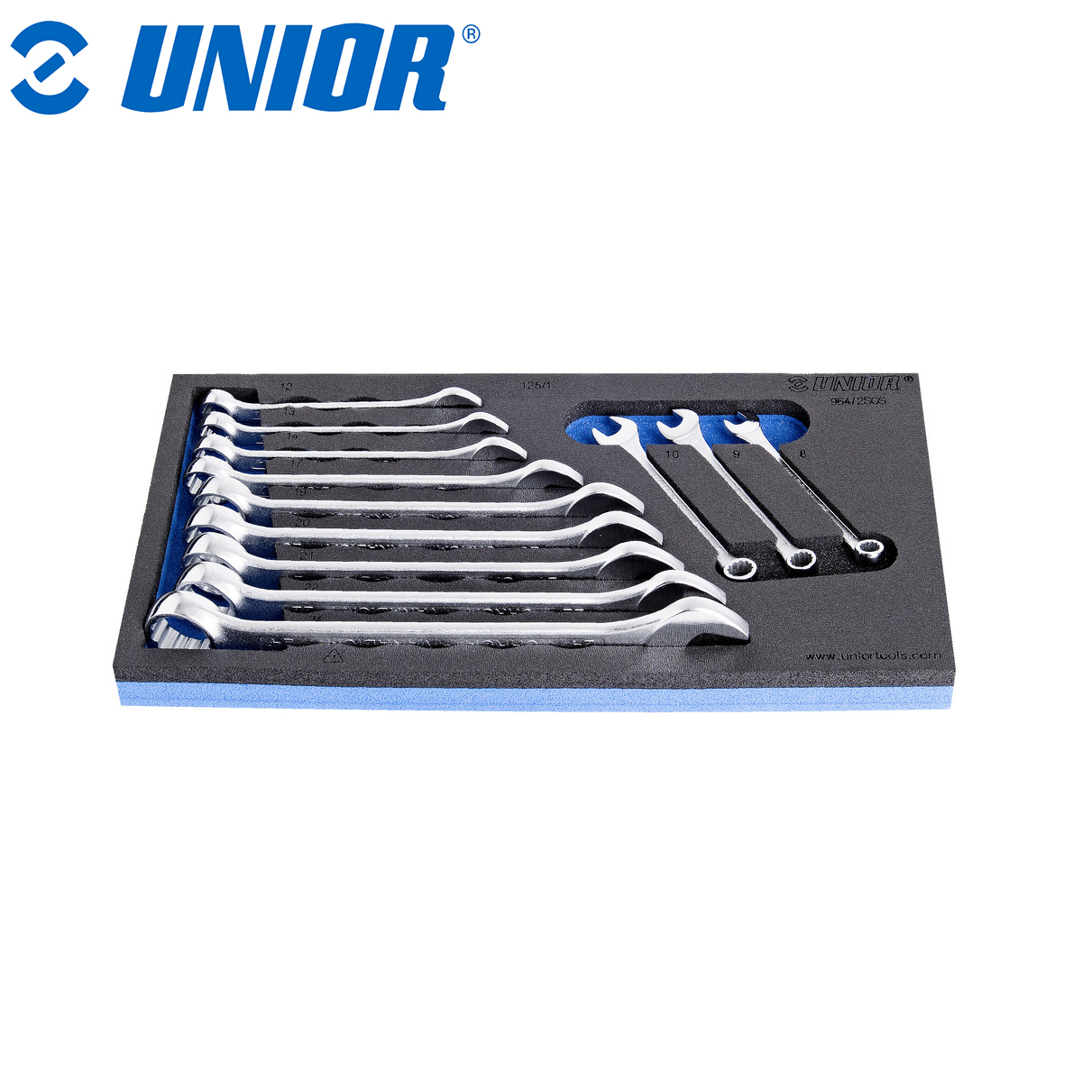 Set kratkih viljuškasto okastih ključeva u SOS ulošku UNIOR 964 621051 8 - 24/12 Set kratkih viljuškasto okastih ključeva u SOS ulošku UNIOR 964 621051 8-24/12