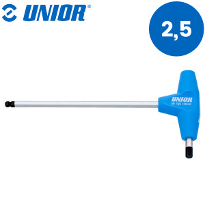 Imbus ključ sa T-ručkom sa kuglom UNIOR 193 608276 2.5mm