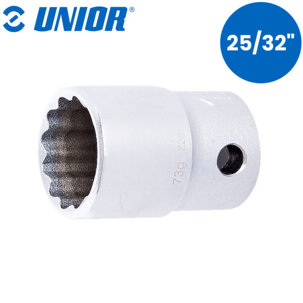 Nasadni ključ 1/2" 12-kutni za rad na visini UNIOR 190 626211 25/32"