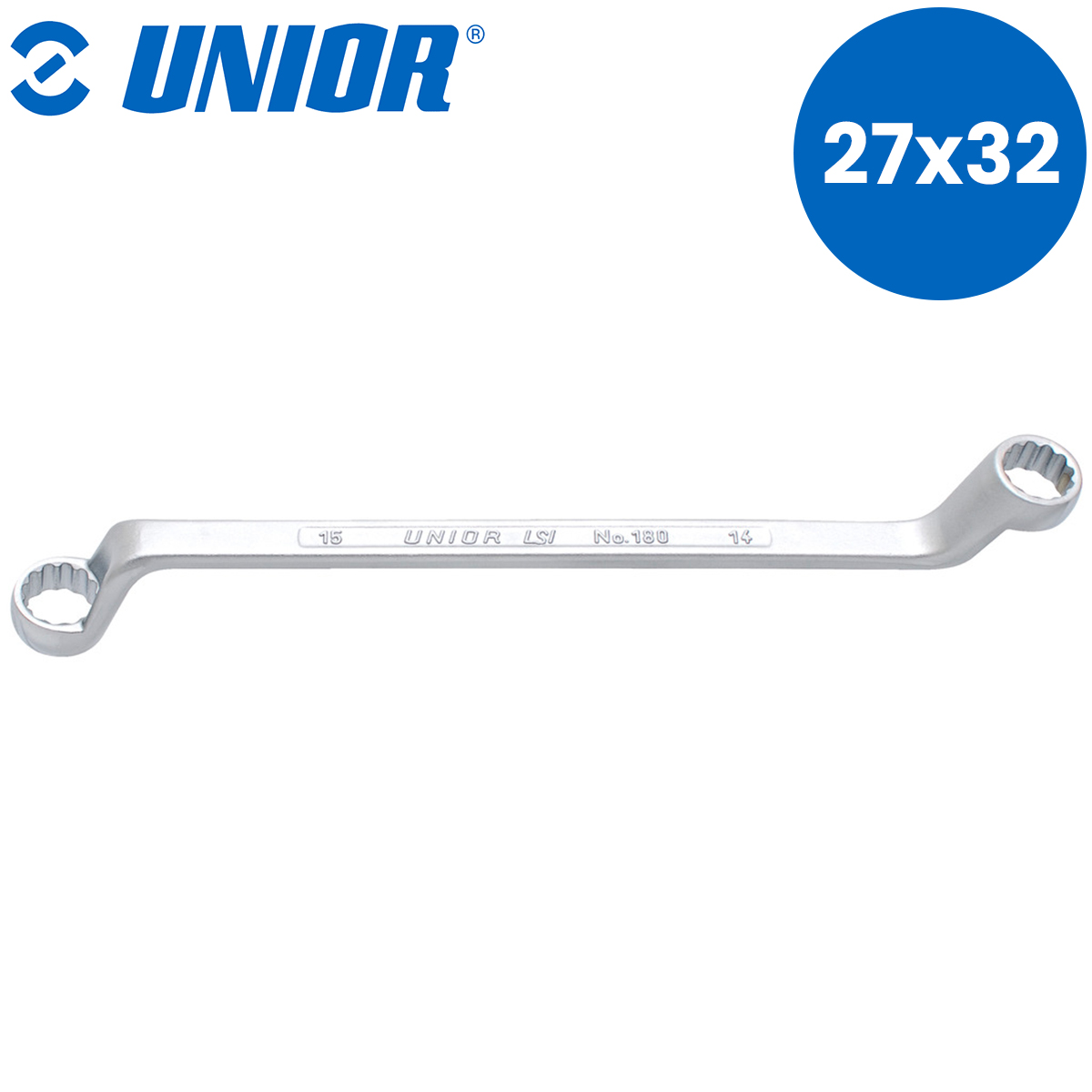 Ključ okasti UNIOR 180 600534 27 x 32 Okasti ključ UNIOR 180 600534 27x32mm