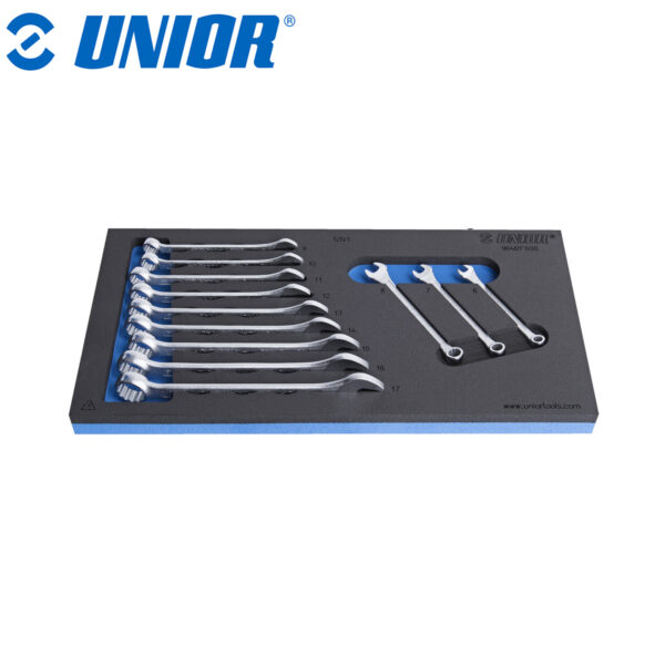 Set kratkih viljuškasto-okastih ključeva u SOS ulošku UNIOR 964 621908 6-17/12