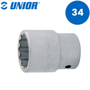 Nasadni ključ 3/4" 12-kutni UNIOR 197 618674 34mm