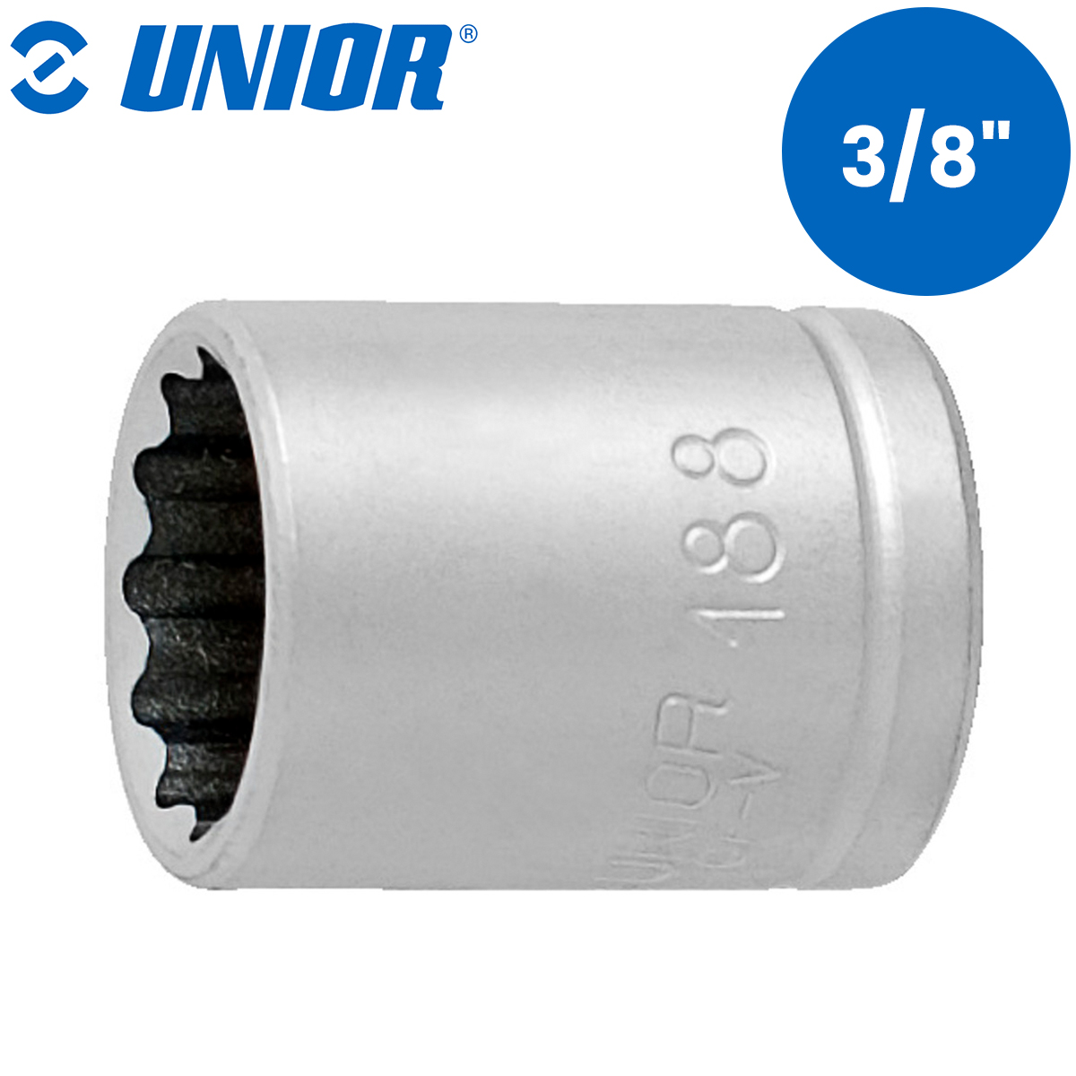 Ključ nasadni 1/4" dvanaestokutni UNIOR 188 616876 3/8" Nasadni ključ 1/4" 12-kutni UNIOR 188 616876 3/8"