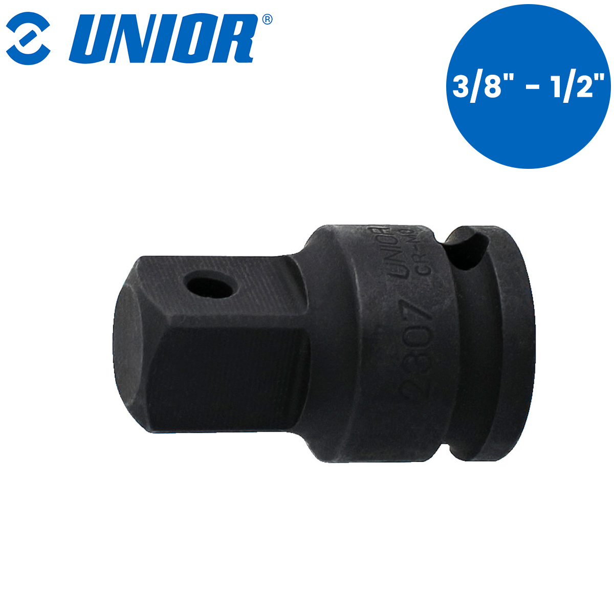Adapter IMPACT 3/8" UNIOR 230 612078 3/8" - 1/2" Adapter IMPACT 3/8" za nasadne ključeve UNIOR 230 612078 3/8"-1/2"
