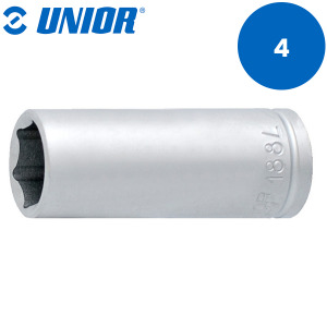 Nasadni ključ 1/4" dugi UNIOR 188 616881 4mm