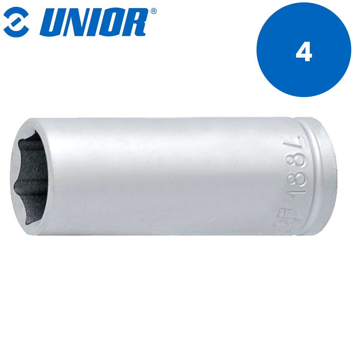 Ključ nasadni 1/4" dugi UNIOR 188 616881 4mm Nasadni ključ 1/4" dugi UNIOR 188 616881 4mm