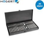 Set ručnog alata u koferu Hoegert 40-dijelni 1/4” HT1S404