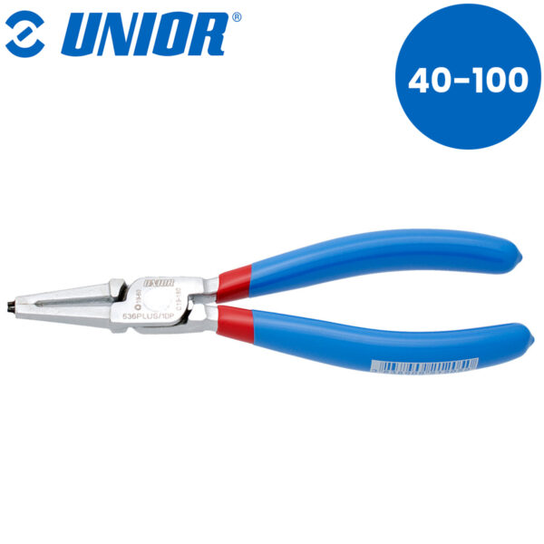 Seger kliješta unutrašnja ravna UNIOR 536 621206 220x40-100