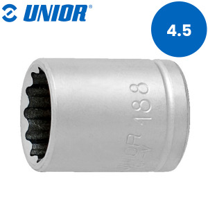 Nasadni ključ 1/4" 12-kutni UNIOR 188 616858 4.5mm
