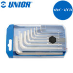 Set imbus ključeva u plastičnoj kutiji UNIOR 220 612161 5/64"-3/8"/8