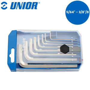 Set imbus ključeva u plastičnoj kutiji UNIOR 220 612161 5/64"-3/8"/8