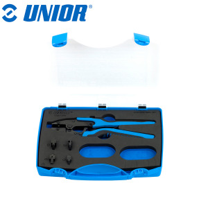Set kliješta za spojnice s izmjenjivim glavama u plastičnoj kutiji UNIOR 428 621557