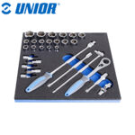 Set nasadnih ključeva 1/2" UNIOR 964 621075 29-dijelni u SOS ulošku