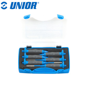 Set izbijača s ručkom u plastičnoj kutiji UNIOR 641 620066 2-8/6