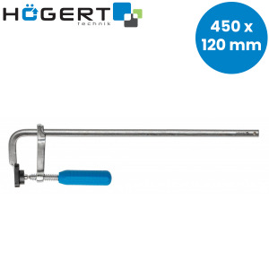 Kovana stega-stezaljka Hoegert HT3B915 450x120mm HT3B915