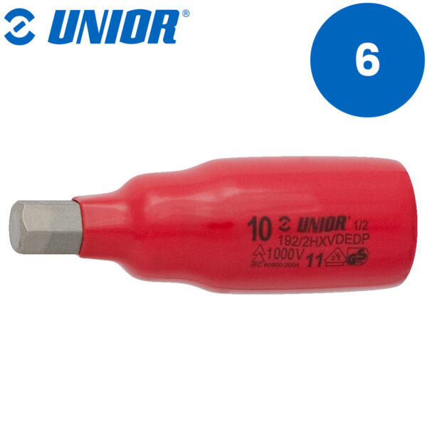 Nasadni ključ 1/2" imbus izoliran UNIOR 192 615175 6mm